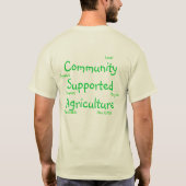 CSA T-Shirt Michigan Backyard Boerderijen (Achterkant)