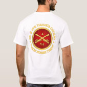 CSC - 4th Virginia Cavalry (Black Horse Troop) T-shirt (Achterkant)