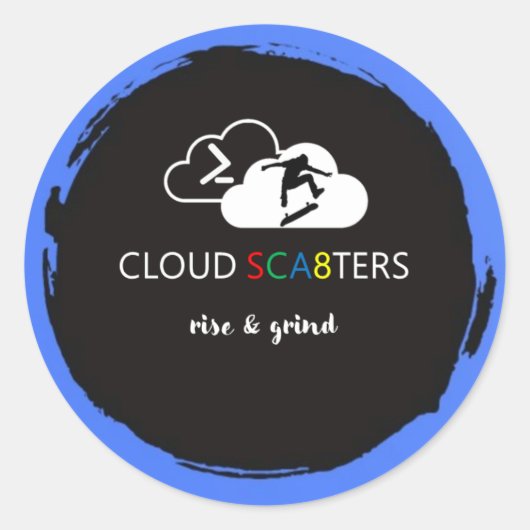 CSCA8-Sticker Ronde Sticker (Voorkant)