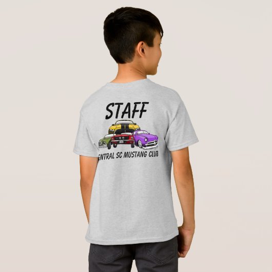 CSCMC Auto Show Personeel Jeugd T-shirt (Achterkant volledig)