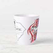 CSCMC Logo met Tribal Latte Mok (Voorkant)