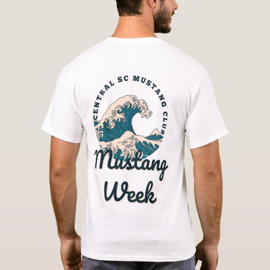 CSCMC Mustang Week Wave T-Shirt (Achterkant)
