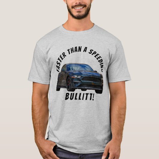 CSCMC Sneller dan een Speeding Bullitt! T-Shirt (Voorkant)