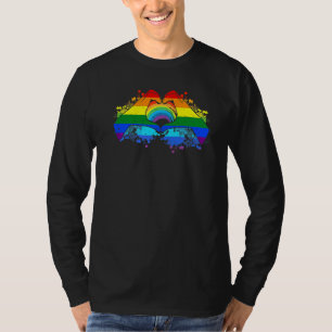 Csd Lgbt Handen Vormen Regenboog Hart Pride 2 T-shirt