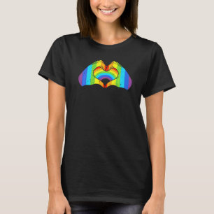 Csd Lgbt Handen Vormen Regenboog Hart Pride 6 T-shirt