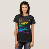 CSD LGBTQIA Parade Acceptatie Ally Vlag Liefde Tro T-shirt (Voorkant volledig)