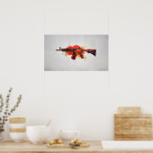 CSGO M4A4 Howl schilderen Poster (Keuken)
