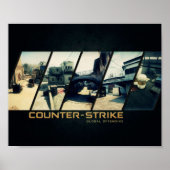 CSGO MAPS HQ POSTER (Voorkant)