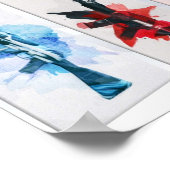 CSGO Watercolor weapons Poster (Hoek)