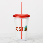 CSI Acrylwaterfles Acryl Drinkbeker (Voorkant)