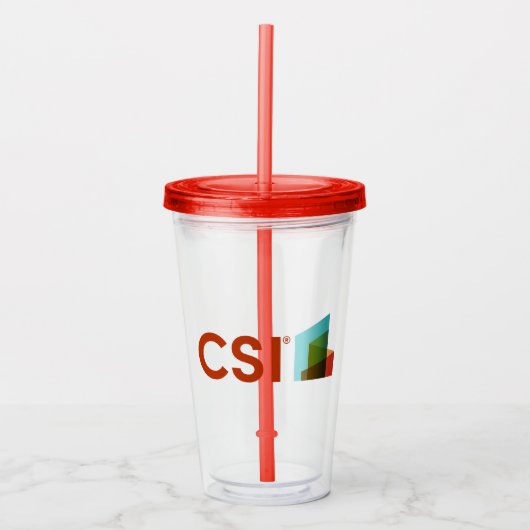 CSI Acrylwaterfles Acryl Drinkbeker (Voorkant)