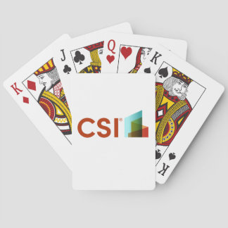 CSI-afspeelkaarten Pokerkaarten
