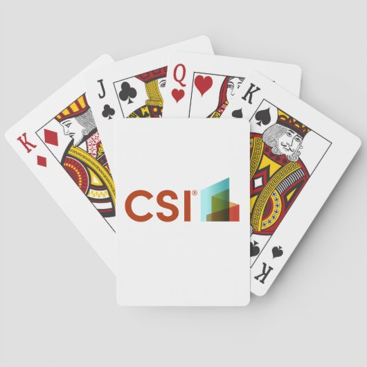CSI-afspeelkaarten Pokerkaarten (Achterkant)
