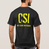 CSI. Cache Scene-onderzoek T-shirt (Achterkant)