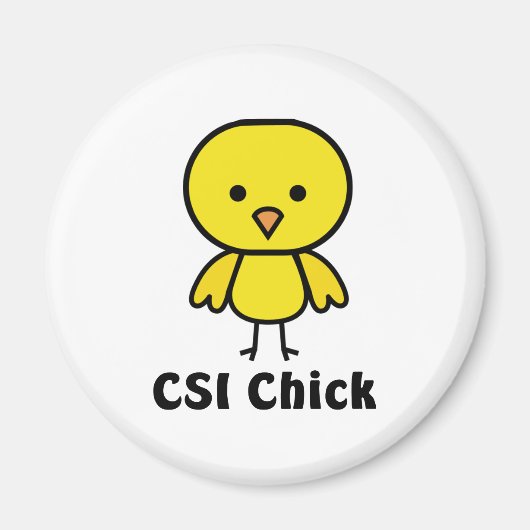 CSI Chick Magneet (Voorkant)