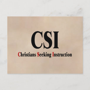 CSI-christenen Briefkaart