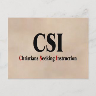 CSI-christenen Briefkaart