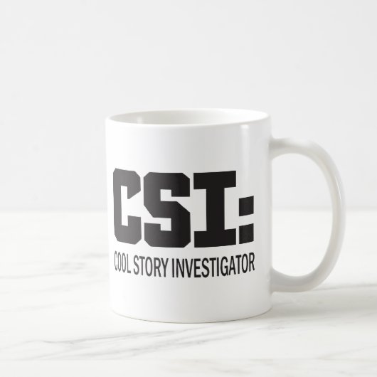 CSI: Cool Story Investigator Koffiemok (Rechts)