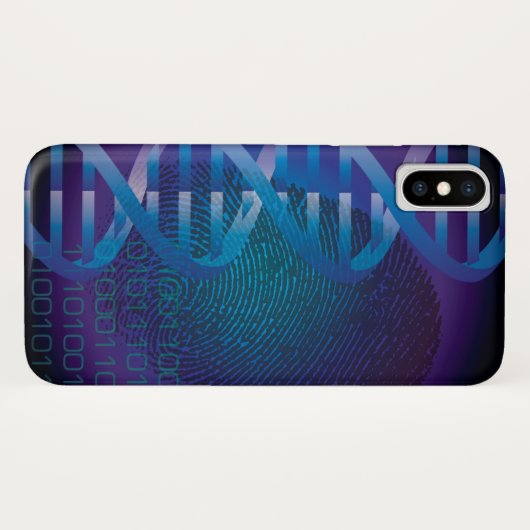 CSI DNA-vingerafdrukwetenschap Case-Mate iPhone Case (Achterkant (horizontaal))