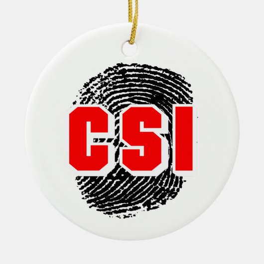 CSI KERAMISCH ORNAMENT (Voorkant)