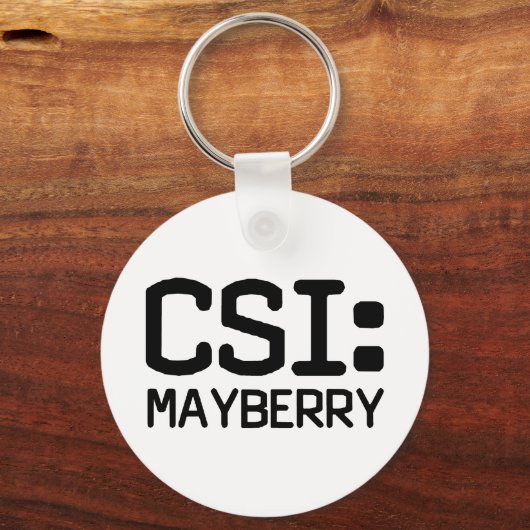 CSI Mayberry Sleutelhanger (Voorkant)