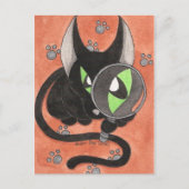 CSI Onyx Cat Briefkaart (Voorkant)