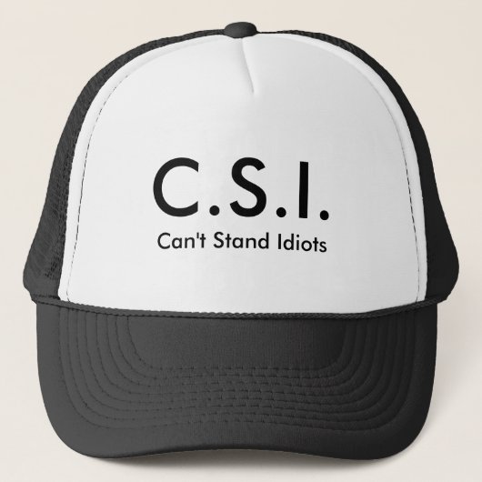CSI-Pet Trucker Pet (Voorkant)