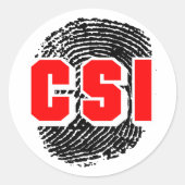 CSI RONDE STICKER (Voorkant)