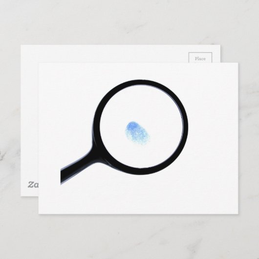 CSI-vingerafdruk Briefkaart (Voorkant / Achterkant)