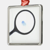 CSI-vingerafdruk Metalen Ornament (Links)