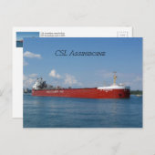CSL Assiniboine-postkaart Briefkaart (Voorkant / Achterkant)