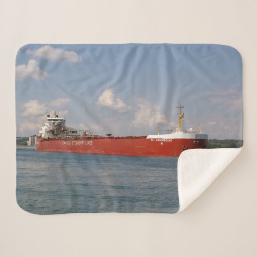 CSL Assiniboine Sherpa blanket Deken (Voorkant (horizontaal))