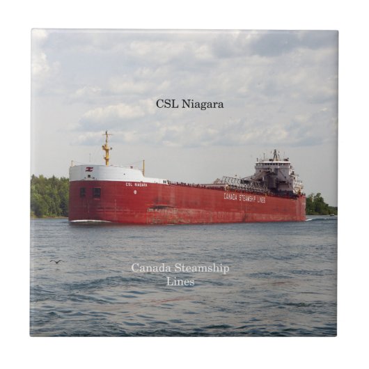 CSL Niagara-tegel Tegeltje (Voorkant)