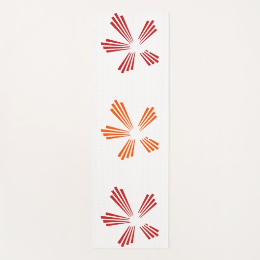 CSL St. Augustine Red Bloom Yoga Mat (Voorkant)