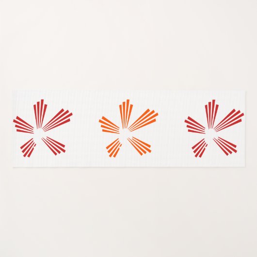 CSL St. Augustine Red Bloom Yoga Mat (Voorkant (horizontaal))