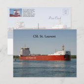 CSL St. Laurent ansichtkaart Briefkaart (Voorkant / Achterkant)