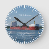 CSL St. Laurent-klok Ronde Klok (Voorkant)