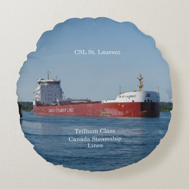 CSL St. Laurent ronde kussen (Voorkant)