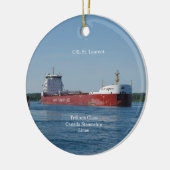 CSL St. Laurent-versiering Keramisch Ornament (Links)