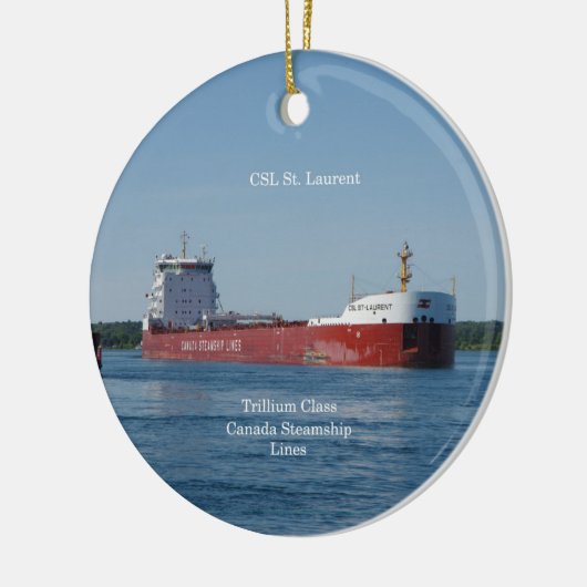 CSL St. Laurent-versiering Keramisch Ornament (Links)