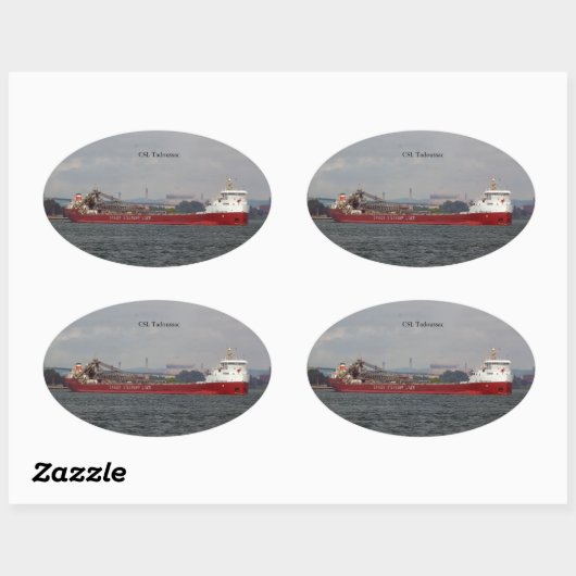 CSL Tadoussac-sticker Ovale Sticker (Vel)