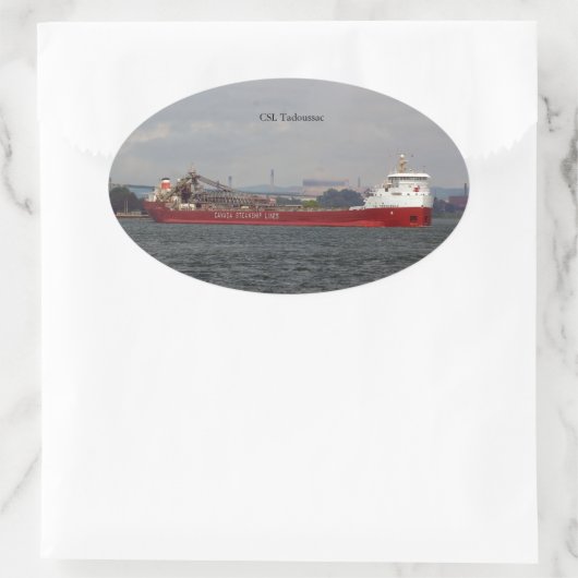 CSL Tadoussac-sticker Ovale Sticker (Tas)