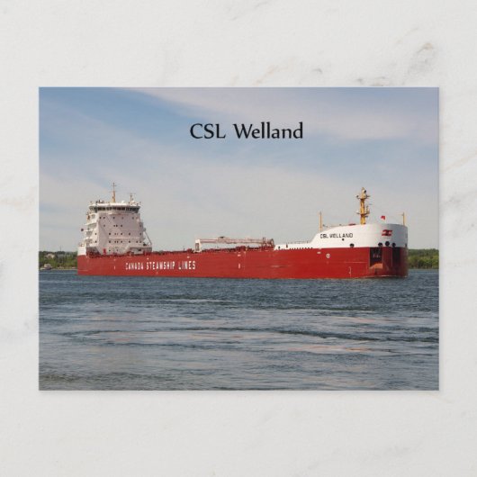 CSL Welland-postkaart Briefkaart (Voorkant)