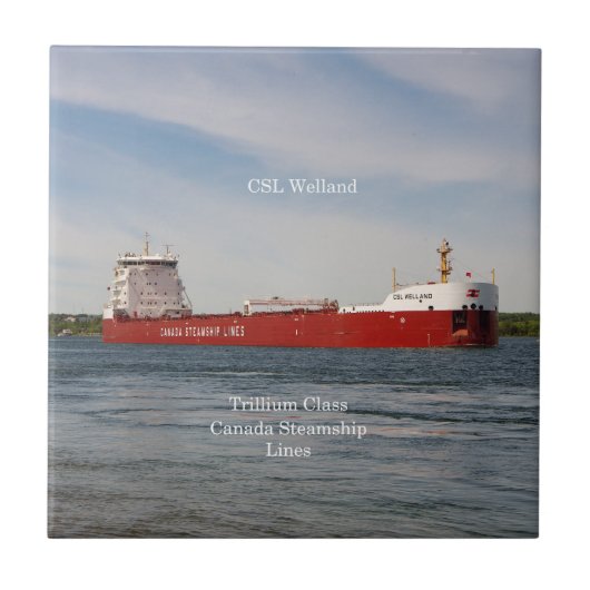 CSL Welland tegel Tegeltje (Voorkant)