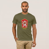 ČSLA - Tsjechoslowaaks Volksleger Emblem T-Shirt (Voorkant volledig)