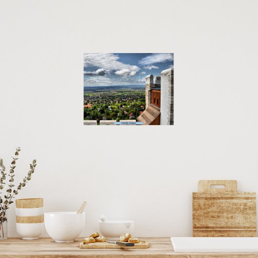 Csókakő, Hongarije Poster (Keuken)