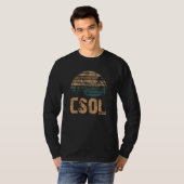 CSOL Vintage Sunset Distressed T-shirt (Voorkant volledig)
