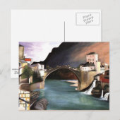 Csontvariatie - Roman Brug bij Mostar Briefkaart (Voorkant / Achterkant)