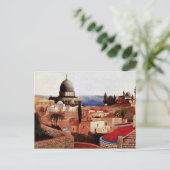 Csontvariatie - Uitzicht van het dode Zee van het  Briefkaart (Staand voorkant)