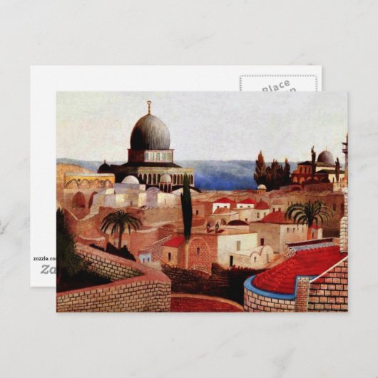 Csontvariatie - Uitzicht van het dode Zee van het  Briefkaart (Voorkant / Achterkant)